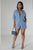 On The Move Denim Romper