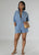 On The Move Denim Romper