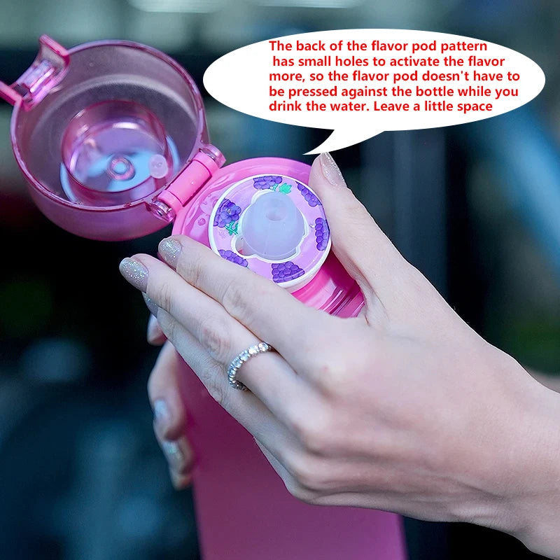 portable hydration cup with reusable eco friendly plastic construction