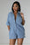 On The Move Denim Romper