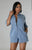 On The Move Denim Romper