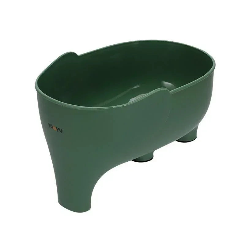 Elephant Sink Strainer Basket – Hanging Kitchen Drain Organizer