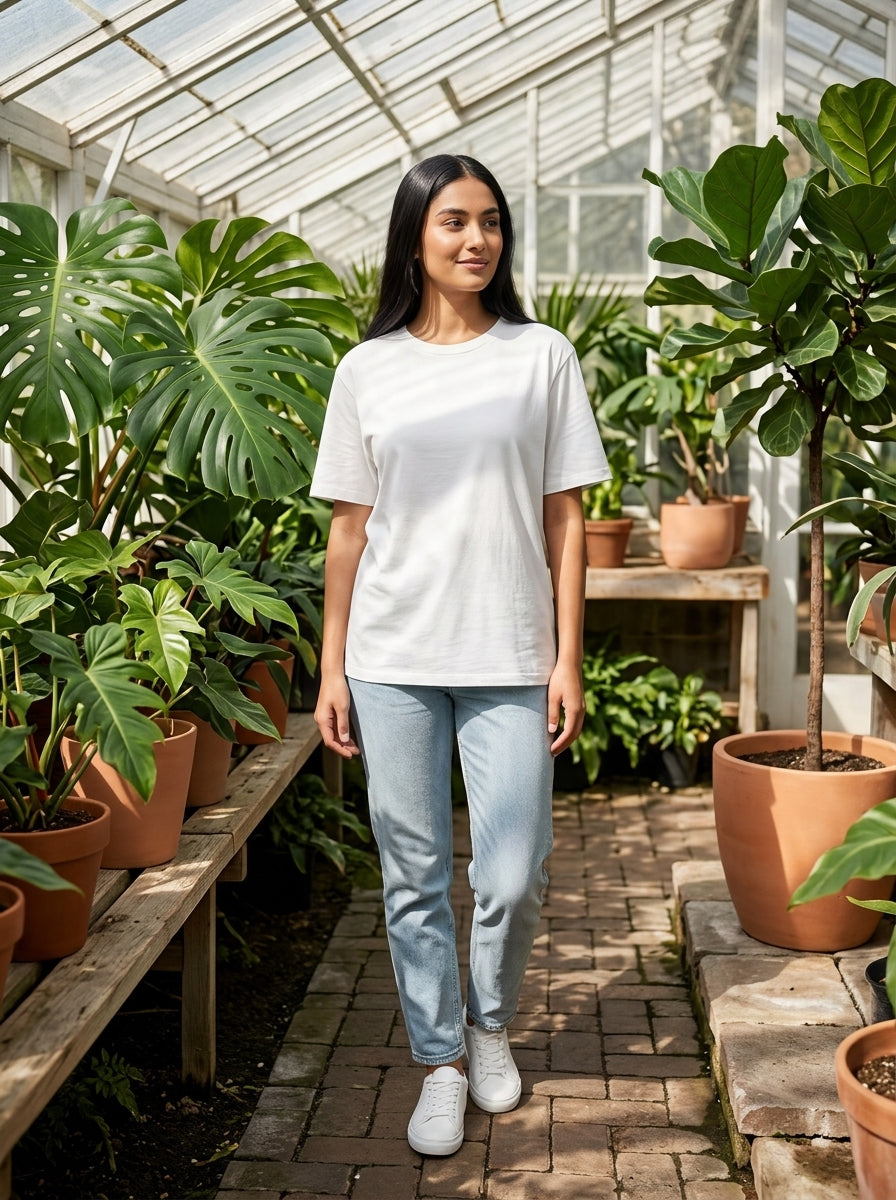 Love Mom graphic cotton T-shirt