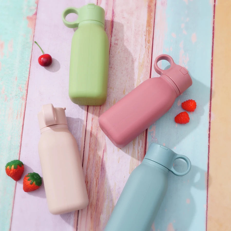 portable BPA free toddler water bottle designed for spill free hydration