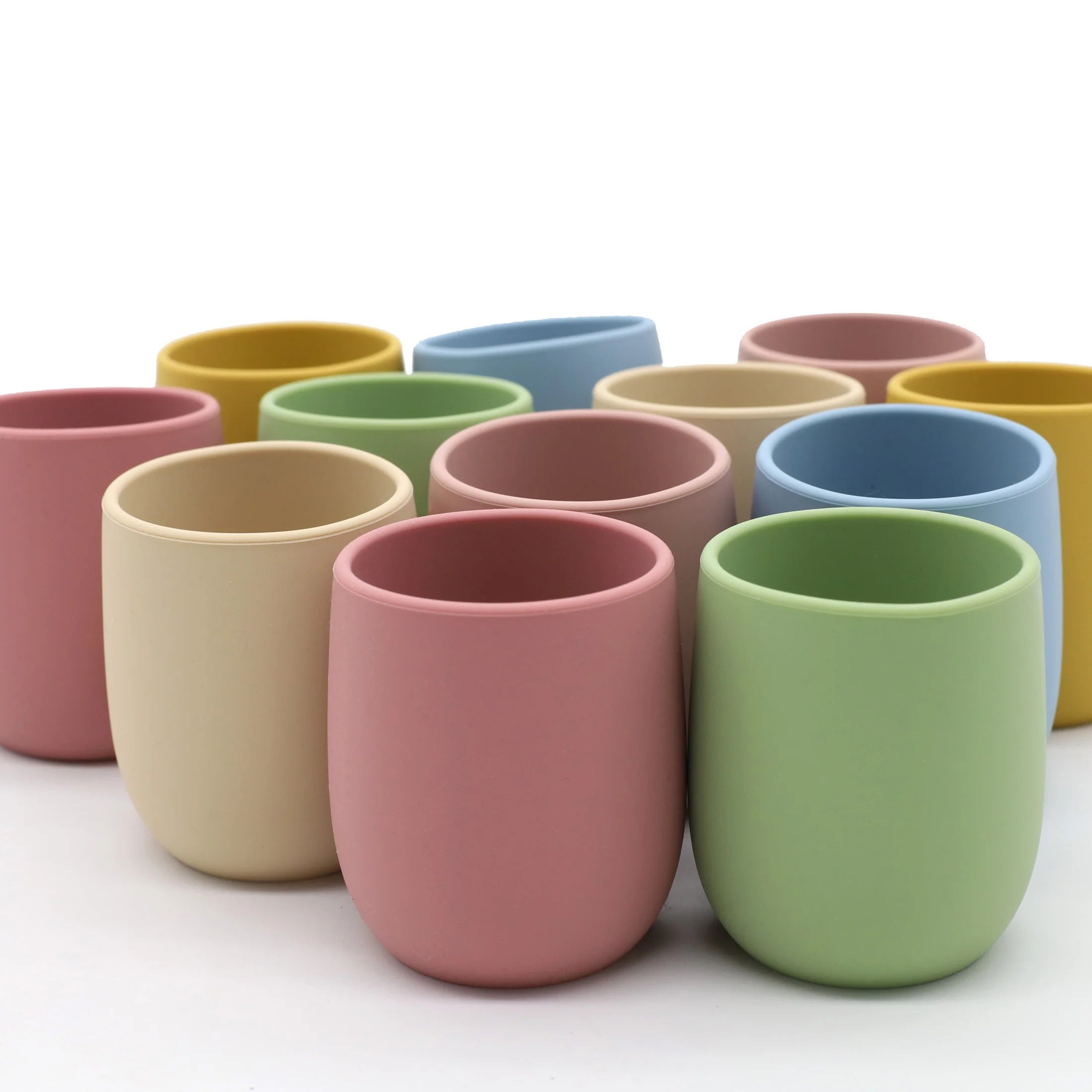 mini silicone baby water cup with non spill toddler friendly drinking design