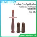 Lunivay Silicone Baby Finger Toothbrush – Soft Gum Teething Brush