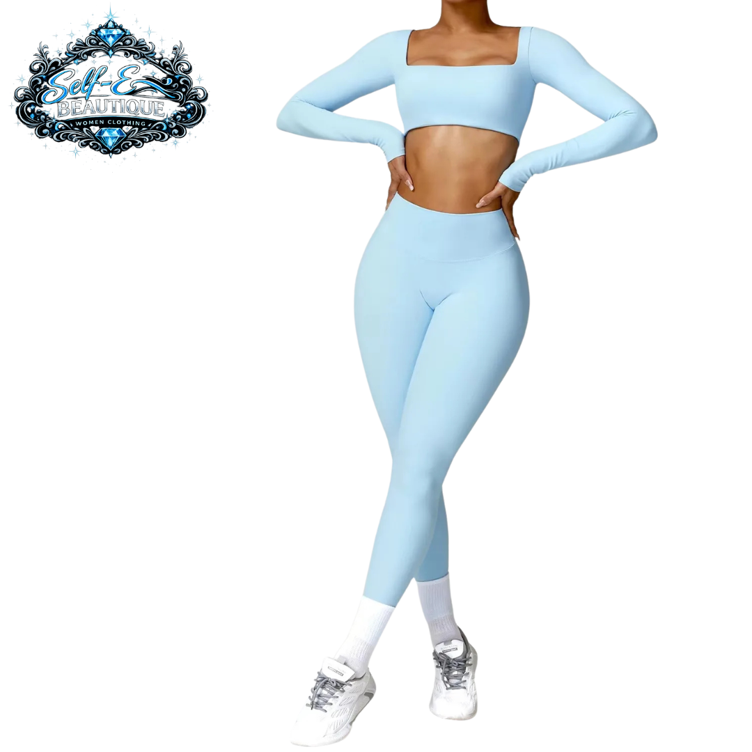 Self-E Beautique quick dry gym outfit
