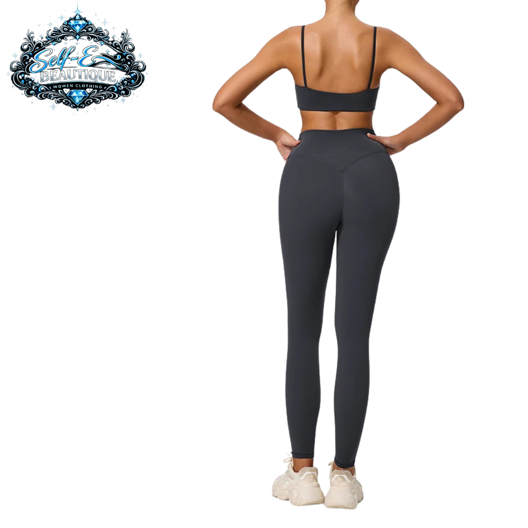 Self-E Beautique sleeveless gym outfit
