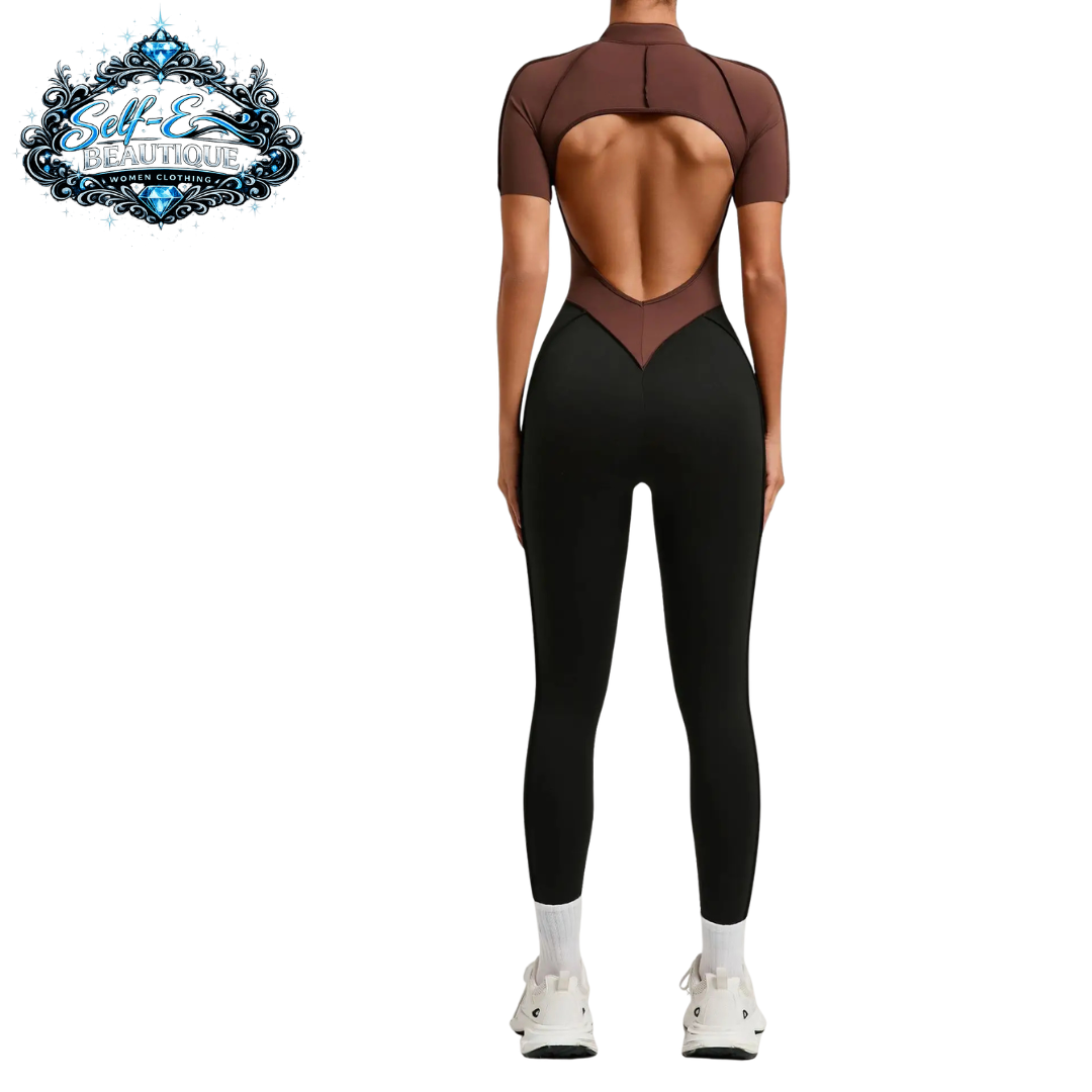 Self-E Beautique women's fitness jumpsuit