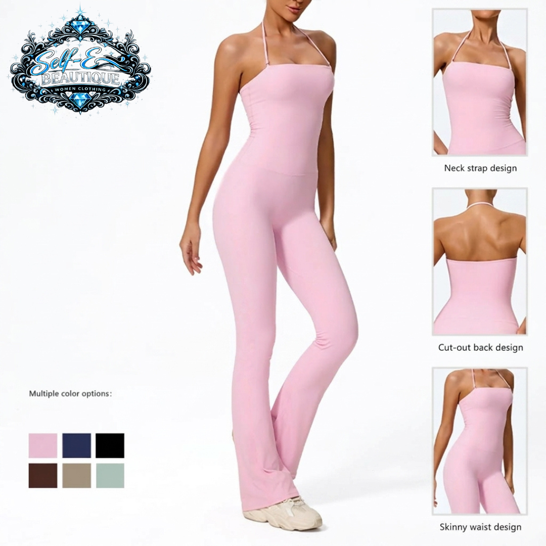 Self-E Beautique women's gym jumpsuit