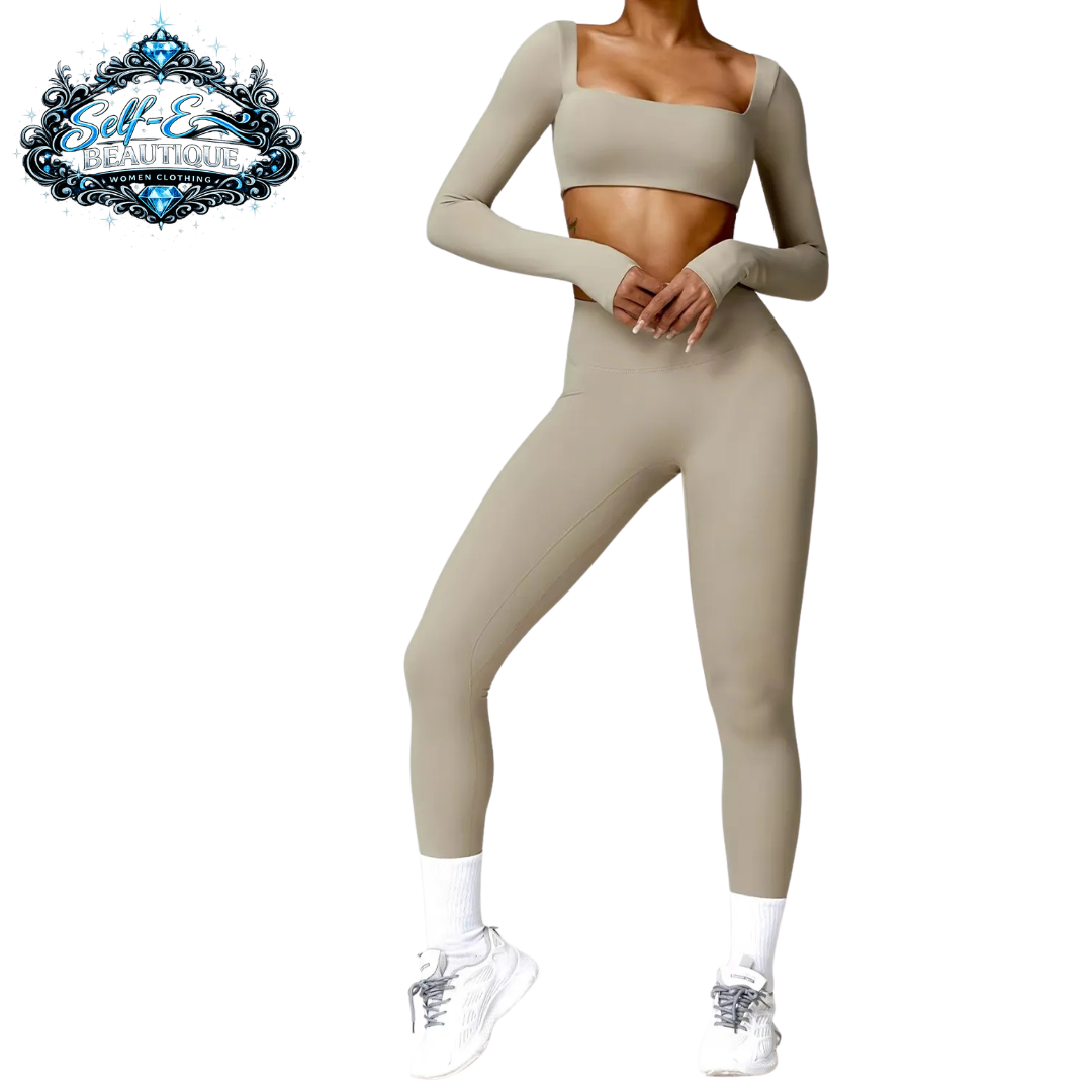 Self-E Beautique yoga activewear set