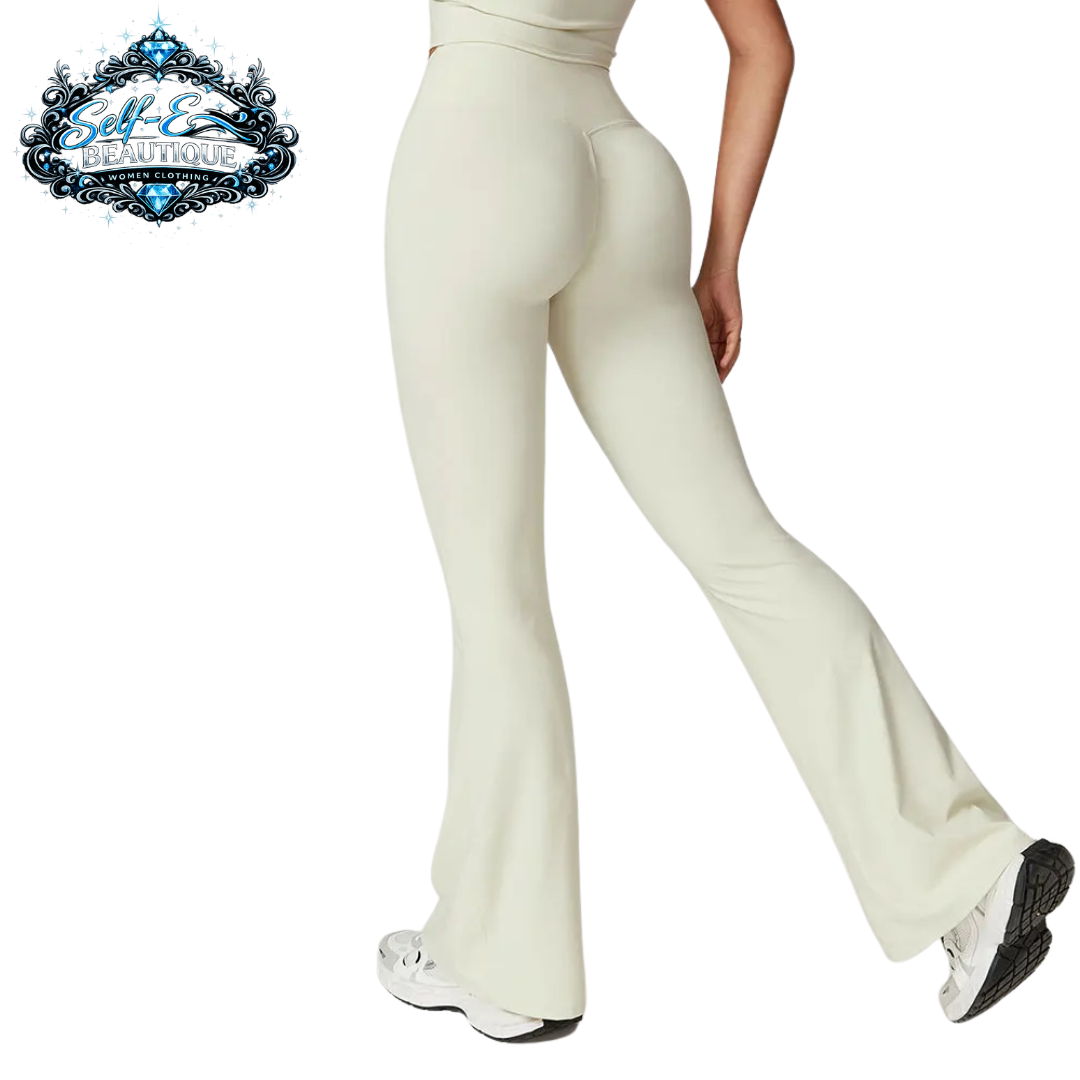 Self-E Beautique yoga flare leggings