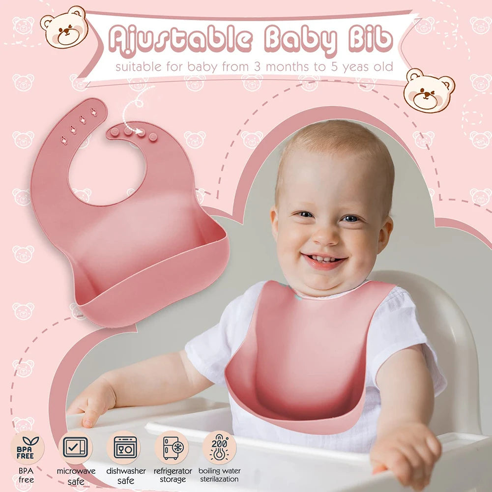 eco friendly baby feeding accessories made from food grade silicone material