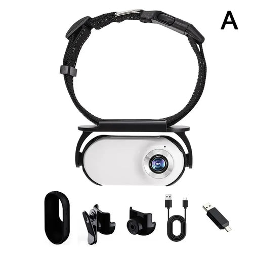 HD Pet Collar Camera – Mini Wearable Camera for Cats & Dogs